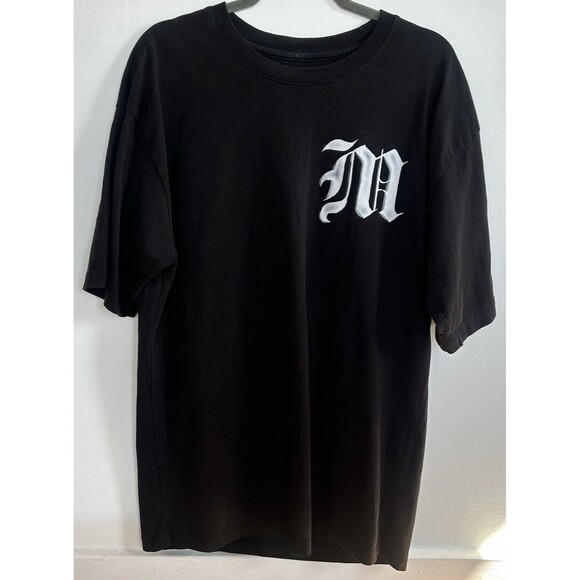 Market Market x Not Urz Old English T-Shirt Black Men’s S/S Graphic Tee Size XL - Picture 3 of 5
